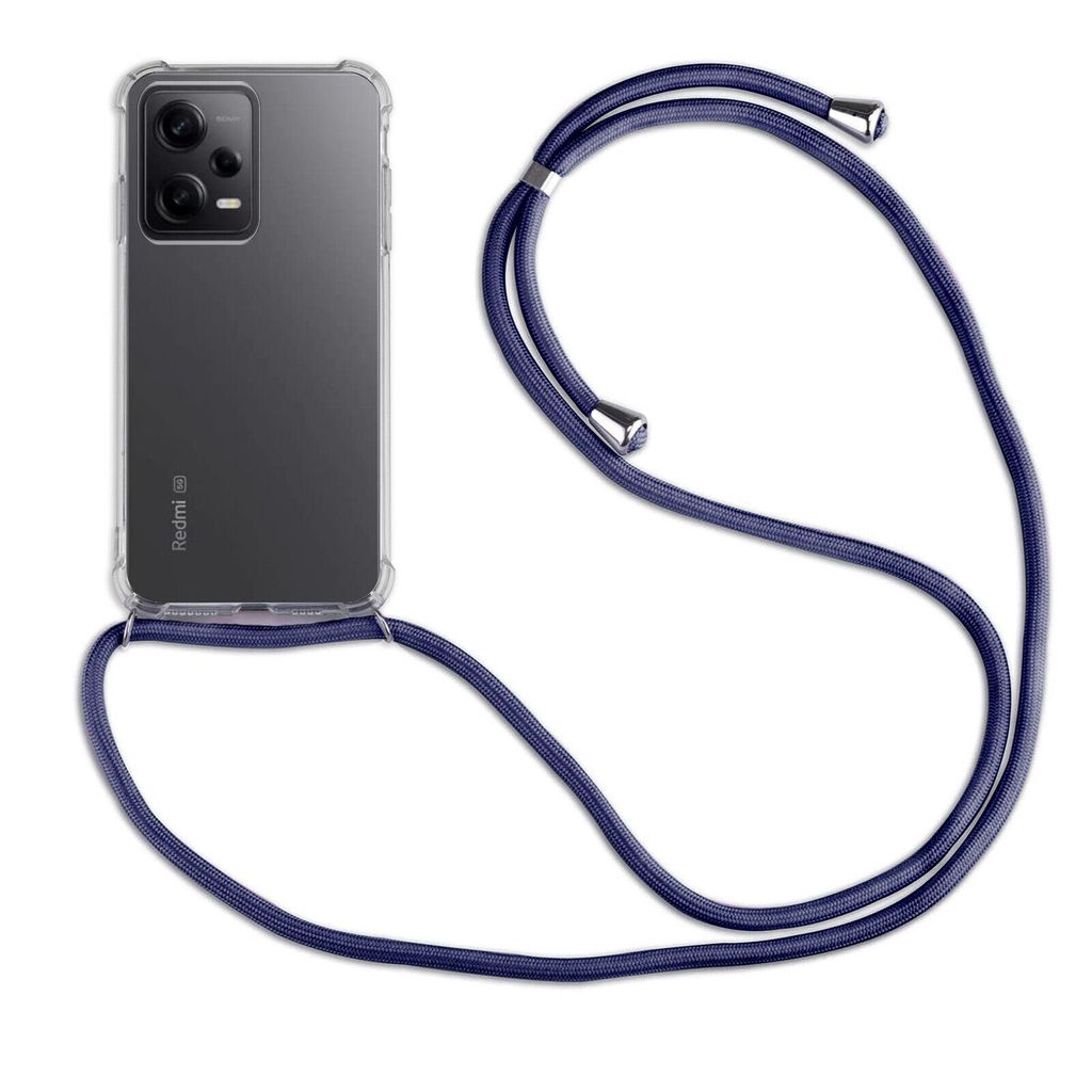 Handykette für Xiaomi Redmi Note 12 Pro 5G / Poco X5 Pro 5G Handyhülle mit Band Blau