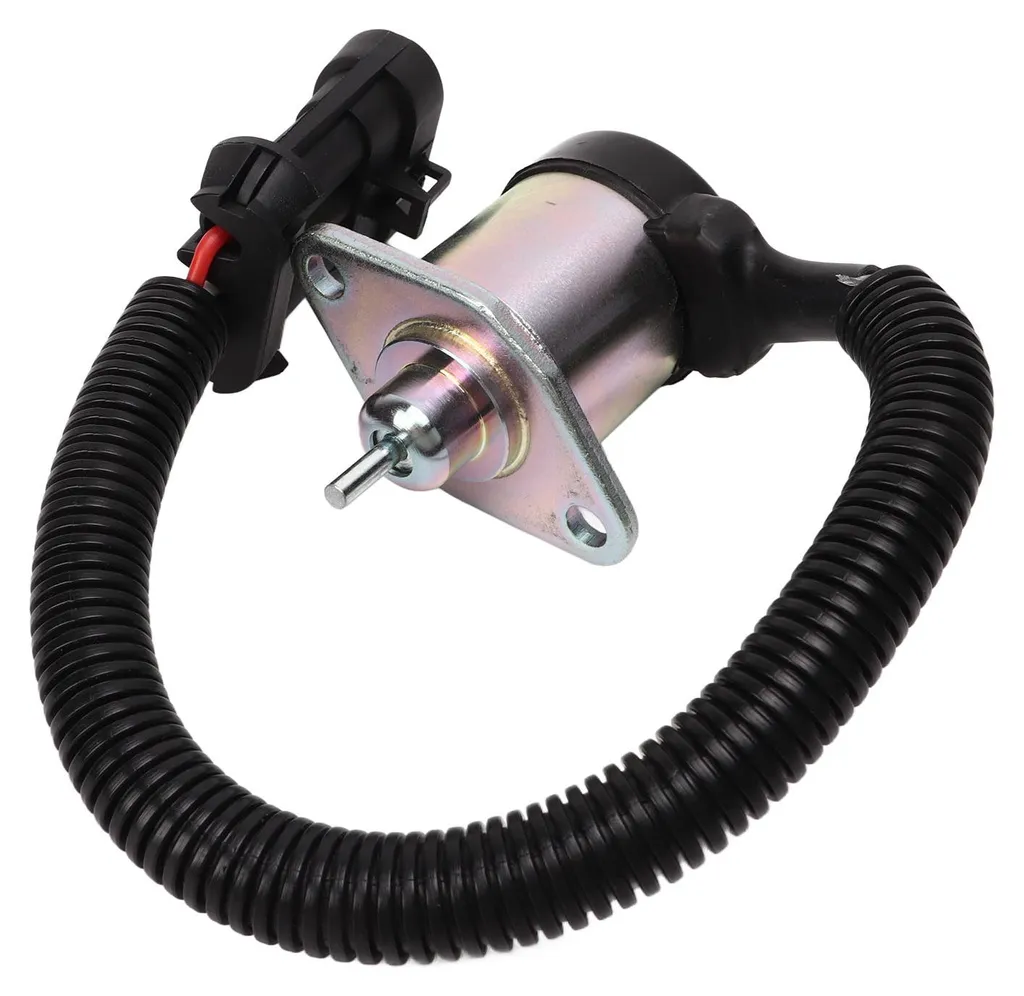 Solénoïde d'arrêt de secours 12V compatible chargeuse Bobcat - 7