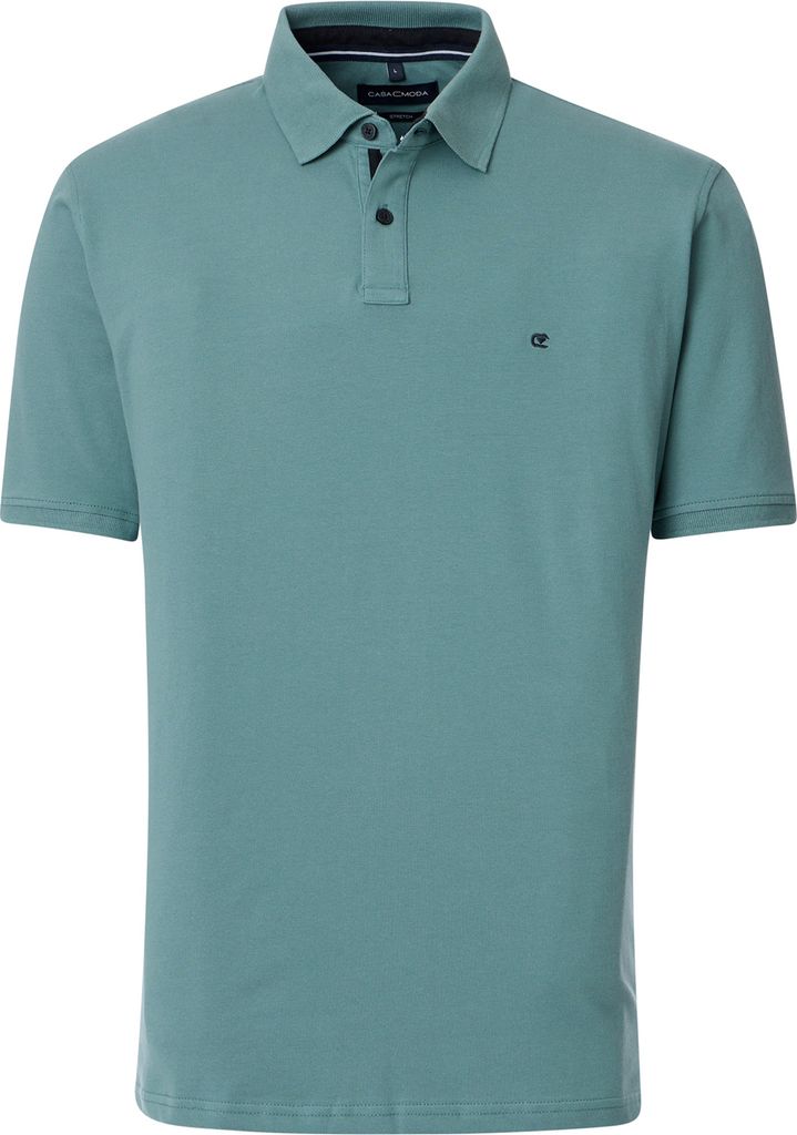 CasaModa Stretch-Poloshirt Übergröße dunkelmint