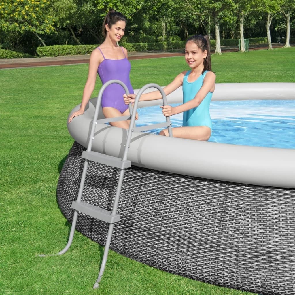 Möbel Bestway 2-stufige Poolleiter Flowclear 84 cm - Poolzubehör 93326