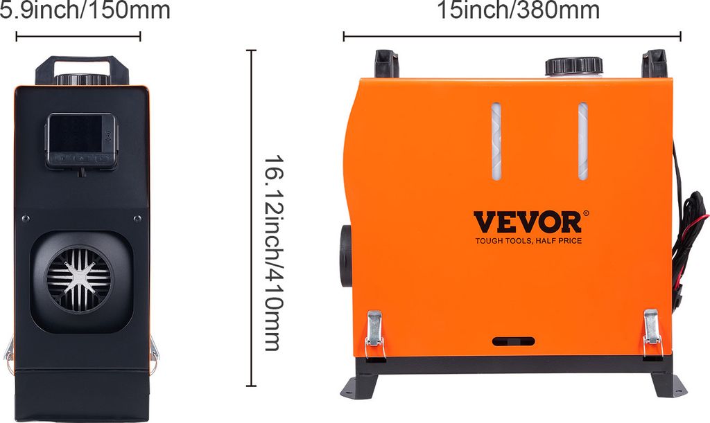 VEVOR Luft Dieselheizung Standheizung 12 V 5 kW, Produktbild 8
