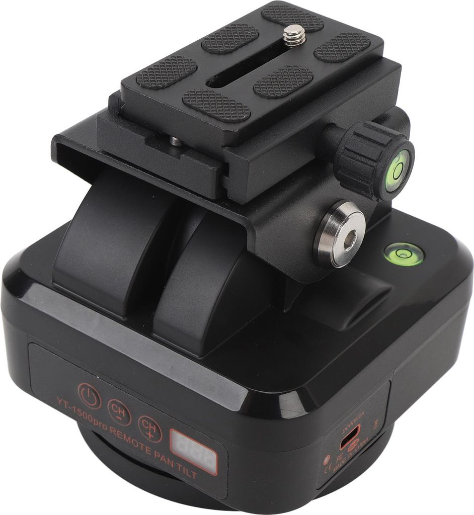 Motorisierter Stativkopf mit Fernbedienung, 360-Grad-Drehung fr Smartphones, DSLR-Kameras, AB-Punkt-Rckfhrung, Belastung Bis zu 2,2 Kg, Wiederaufla...