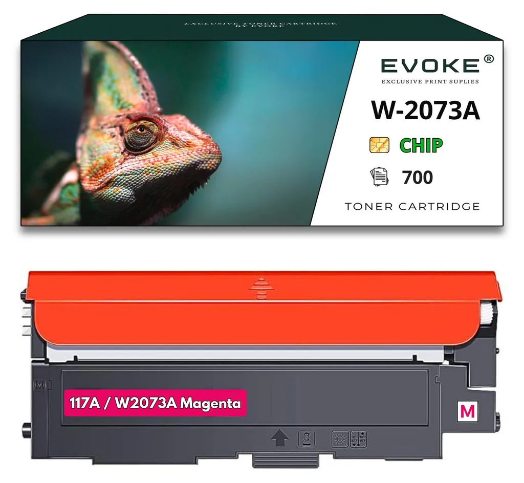 Toner Magenta Vivo HP W2073A 117A - Stampe Brillanti e Risparmio