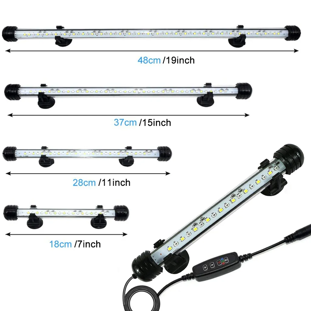 Luce LED per Acquario 37cm 42 LED | Timer Automatico IP68 Sicura - 9