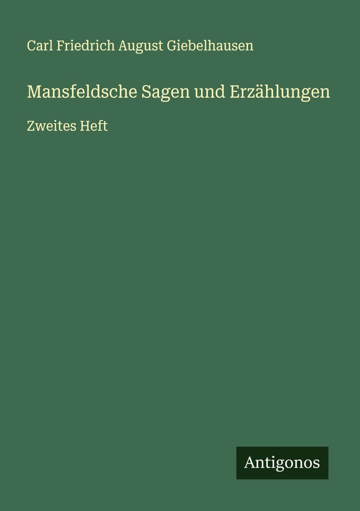 Mansfeldsche Sagen und Erzählungen