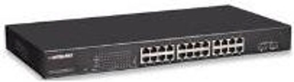 Intellinet 24-Port Gigabit Ethernet PoE+ Web-Managed Switch mit 2 SFP-Ports - 24 x PoE ports - IEEE 802.3at/af Power over Ethernet (PoE+/PoE) - 2 x...