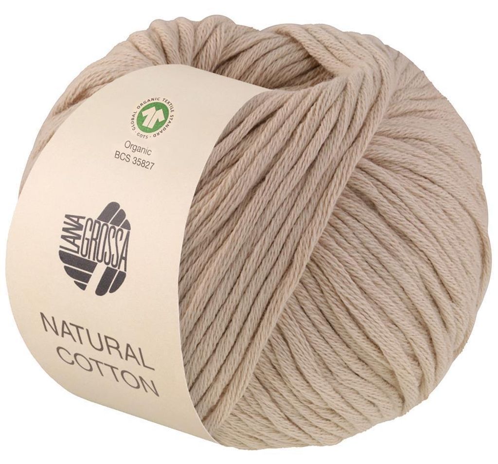 Lana Grossa - Natural Baumwolle GOTS 0019 beige Produktbild 