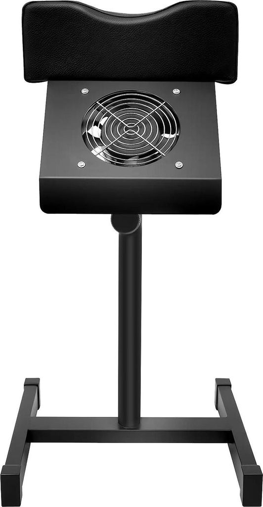 Pediküre Hocker - Manikürestuhl mit Fußstütze - Höhenverstellbar - Nagelstaubabsaugung 22W 220V EU-Stecker - 95 m³/h, 2600 U/min - 31×28×45...