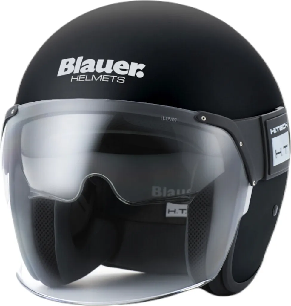 Casque jet ouvert bleu et noir Pod Monochrome 06 idéal pour l'été S 56