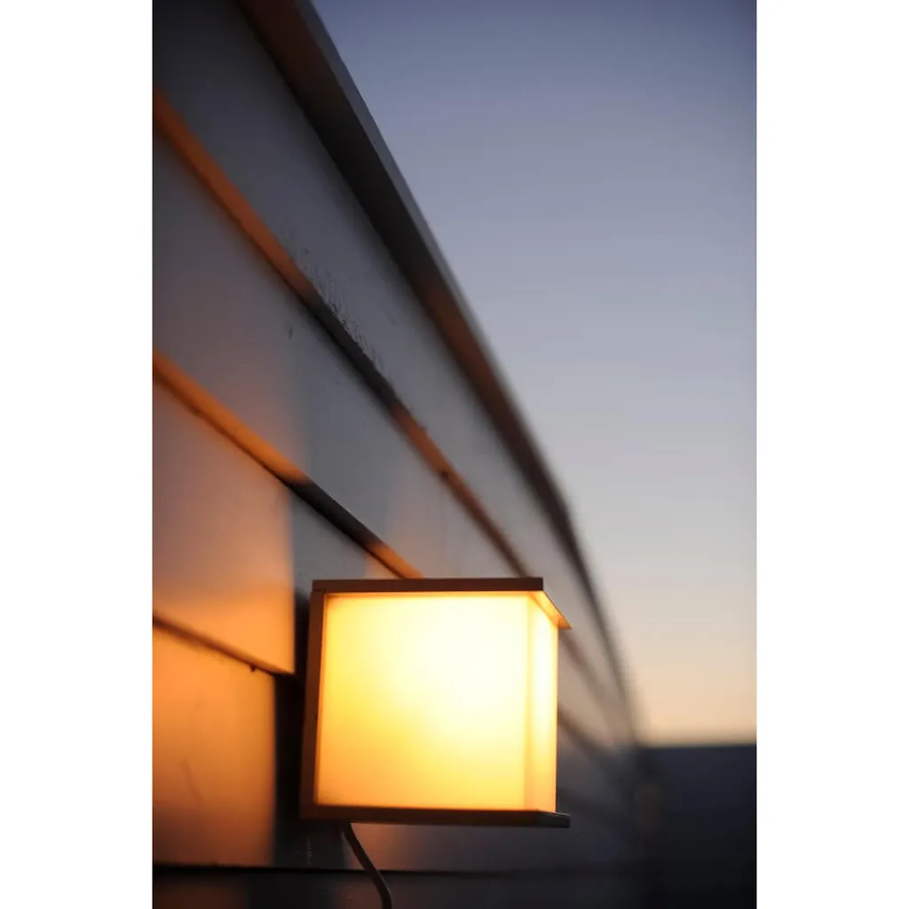 Éclairage Extérieur Design pour Terrasse et Entrée - Applique Cube E27 - 12