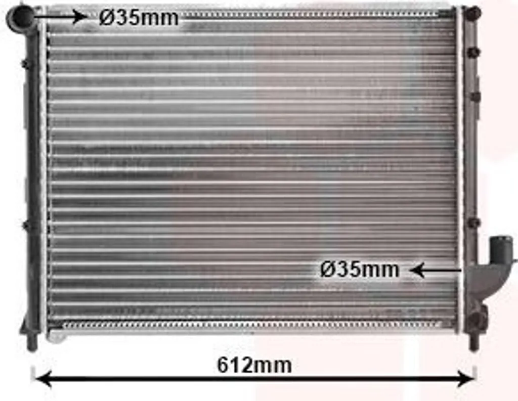 Radiateur moteur pour Alfa 166 et Lancia Kappa idéal pour l'entretien