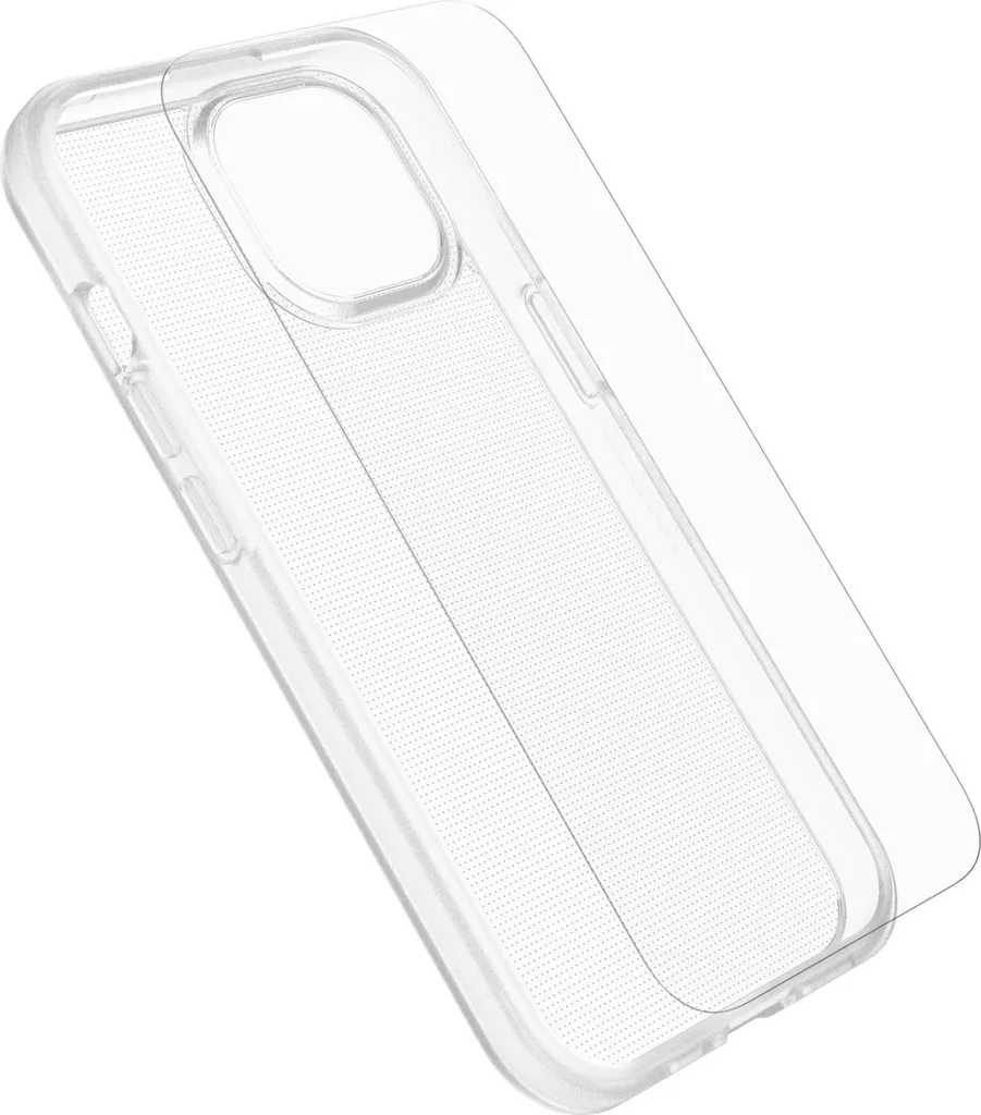 Otterbox React + Glass iPhone 15 Trasparente: Cover e Vetro Temperato