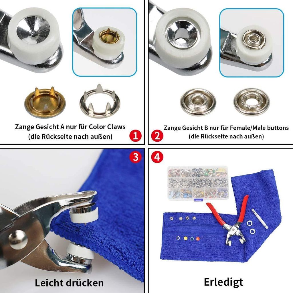 12 Sets Metall-Druckknöpfe, Hohle Blume, 21 Mm – In Gold, Silber, Schwarz – Perfekt Zum Aufnähen Auf Jacken, Jeans & Mehr!