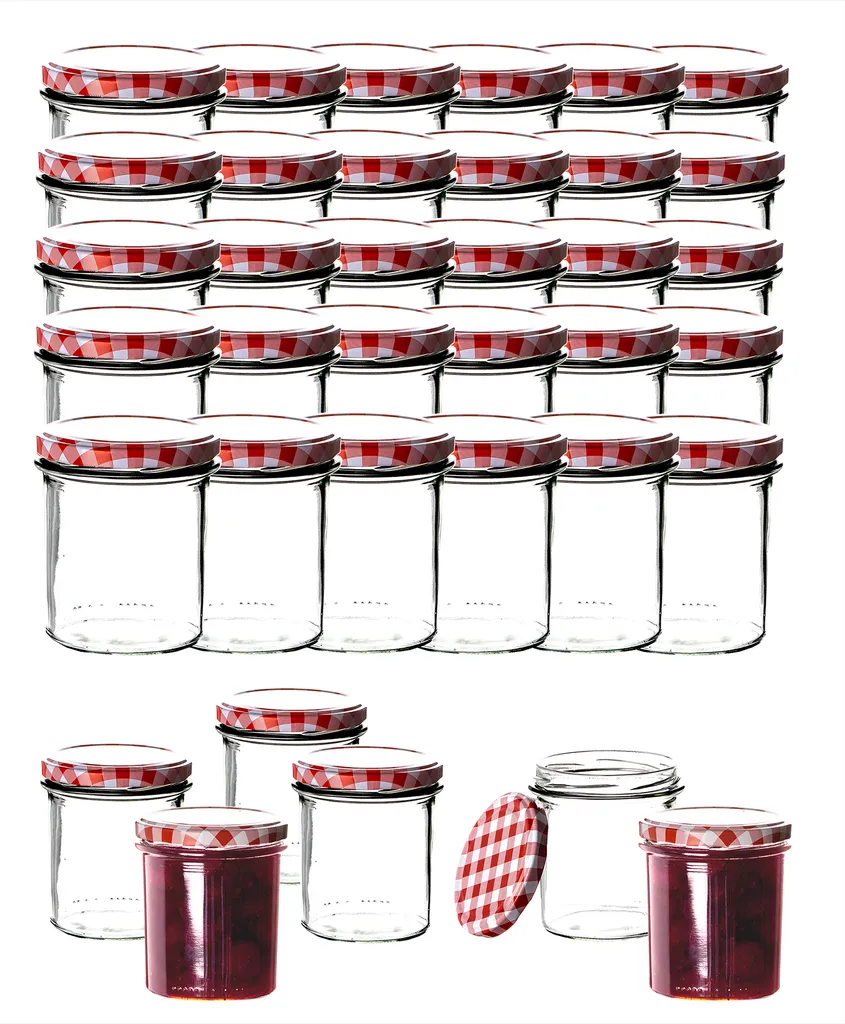 Einmachgläser 350 ml Marmeladengläser TO 82