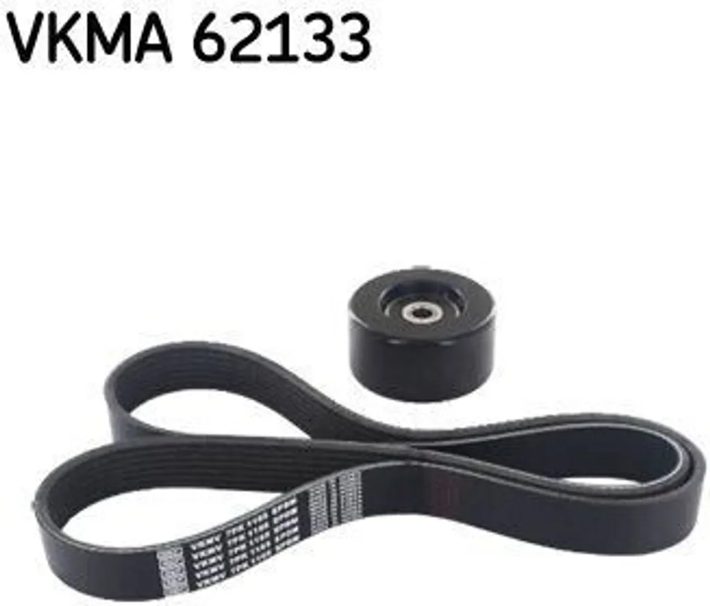 Jeu de courroies trapézoïdales à nervures SKF VKMA 62133 pour Nissan