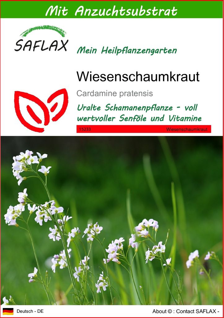 SAFLAX - Wiesenschaumkraut - Cardamine pratensis - 100 Produktbild 