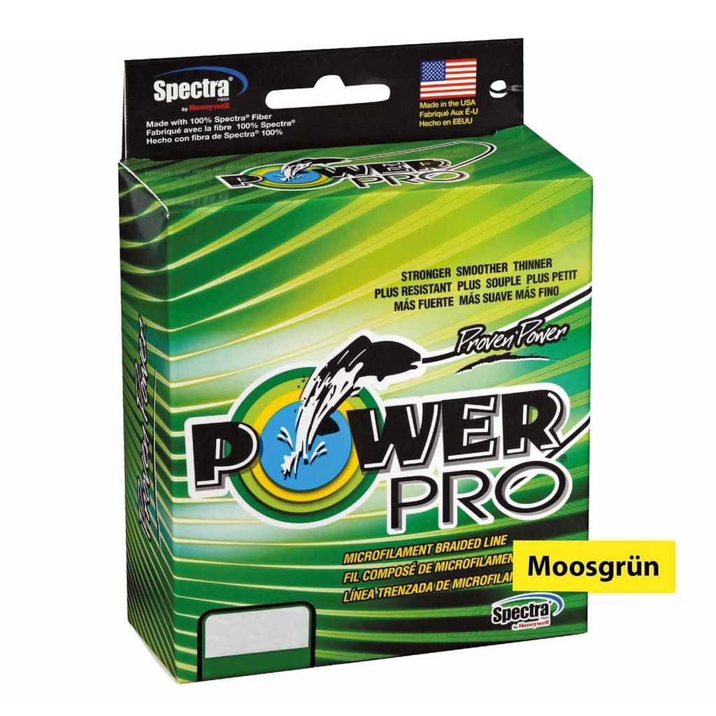 25m geflochtene Angelschnur Shimano Power Pro Grün, Durchmesser pro mm:0.19