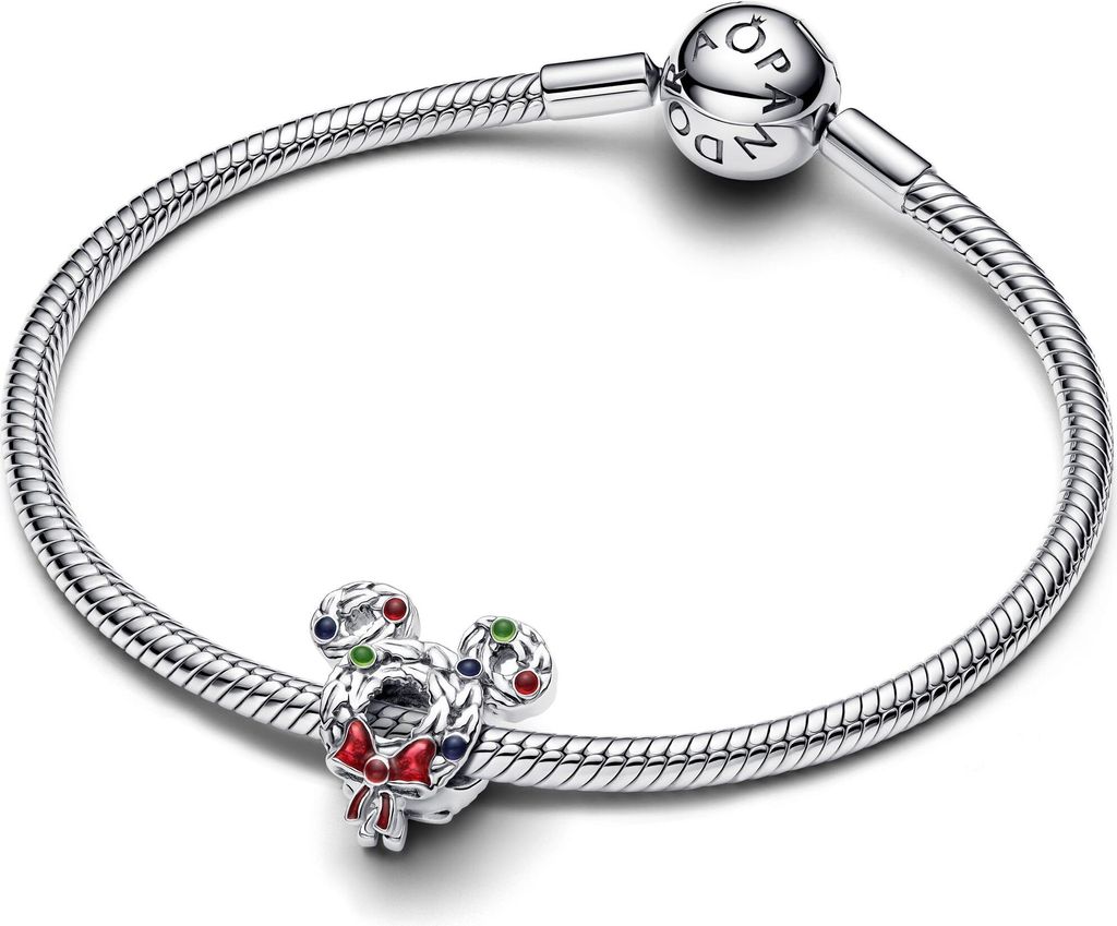 Pandora Stříbrný přívěsek s červeným smaltem 793531C01 Obrázek produktu 3