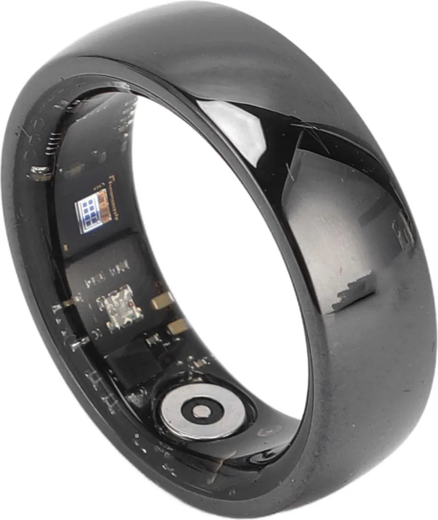 Bague Connectée Smart Ring NFC 11 en Céramique Blanche Étanche 5ATM - 4