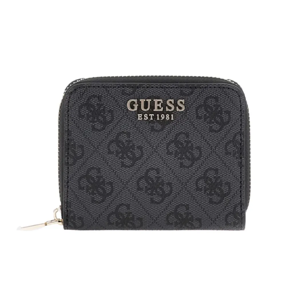 Grand Portefeuille Compagnon Noir Guess Laurel SLG Chic et Pratique