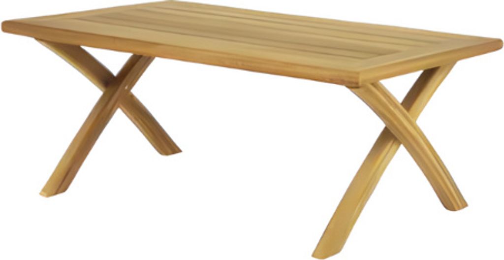 Hellbrauner Couchtisch Designer Outdoor Kaffeetisch Edle Terrassenmöbel