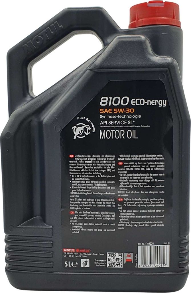 Motul 8100 Eco-nergy 5W-30 5 Liter Produktbild 3