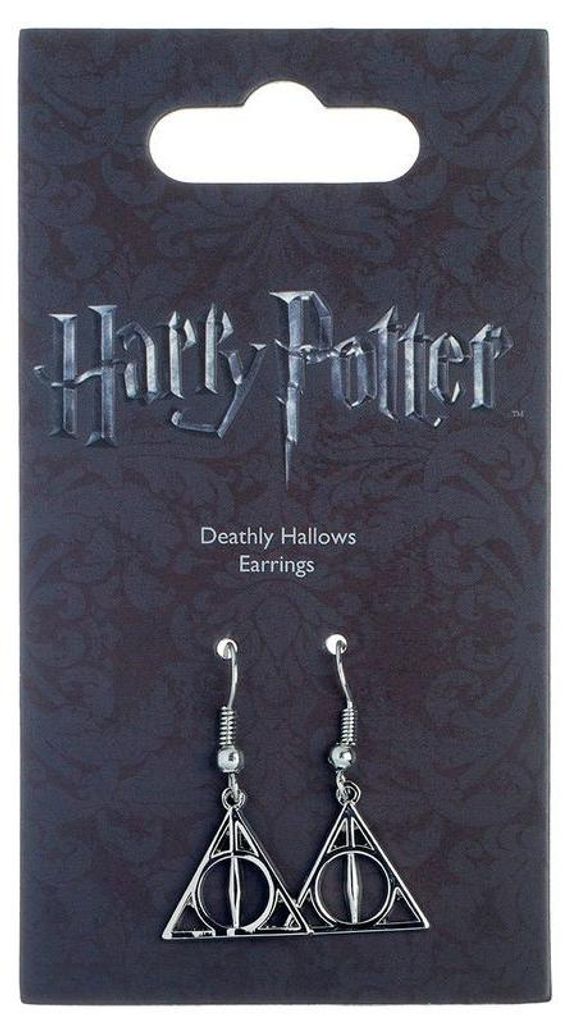 The Carat Shop - Kolczyki Deathly Hallows inspirowane Zdjęcie produktu 