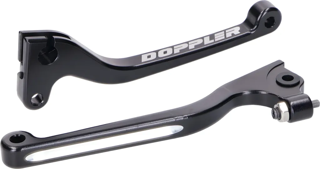 Kit leviers alu CNC Doppler rouge pour Derbi Senda et Gilera SMT RCR 50
