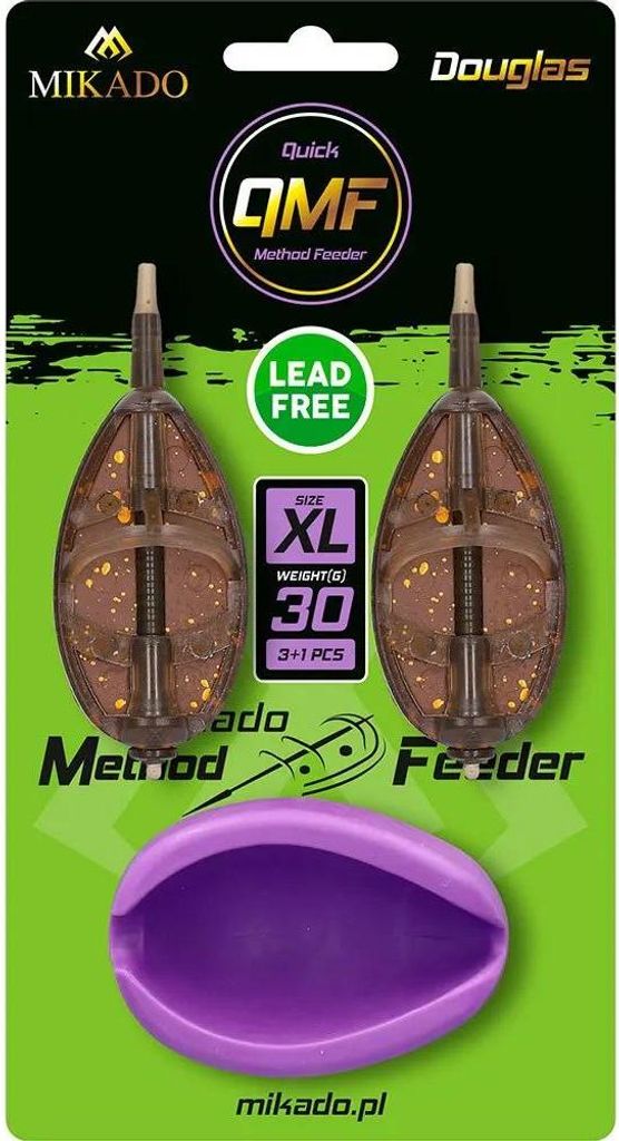 Mikado Method Feeder "Douglas" Q.m.f. Korb Set XL Set - 2x40g + Form