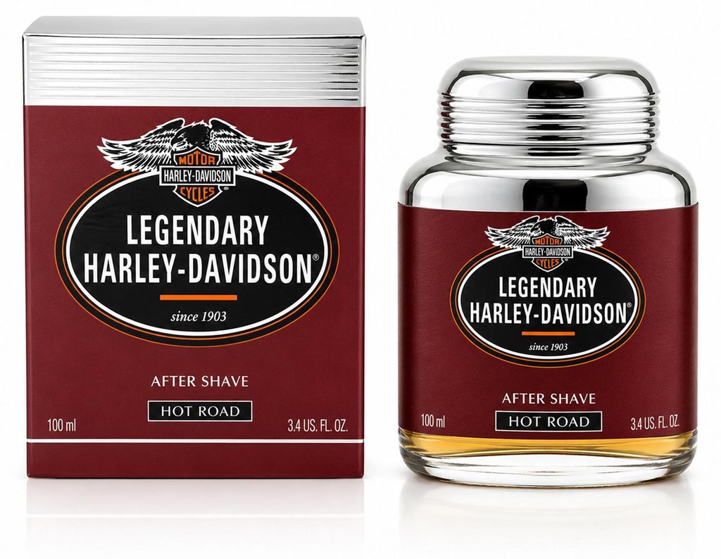 Legendary Harley Davidson Hot Rod After Shave 100 ml Produktbild 
