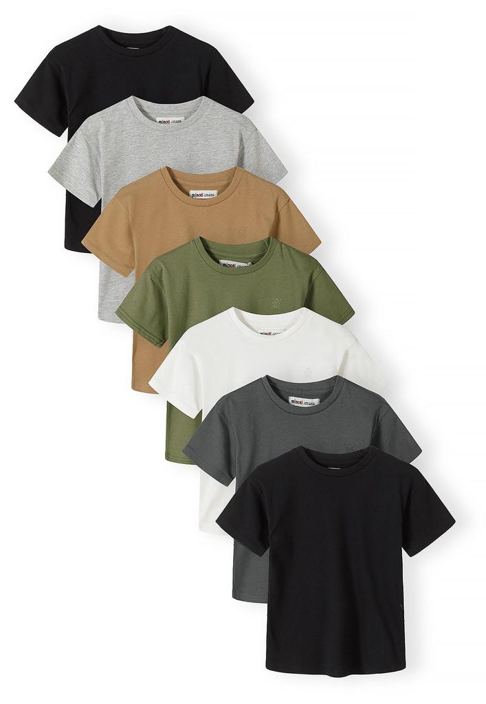 Minoti T Shirt Baumwolle Schwarz Gr. 98 für Jungen