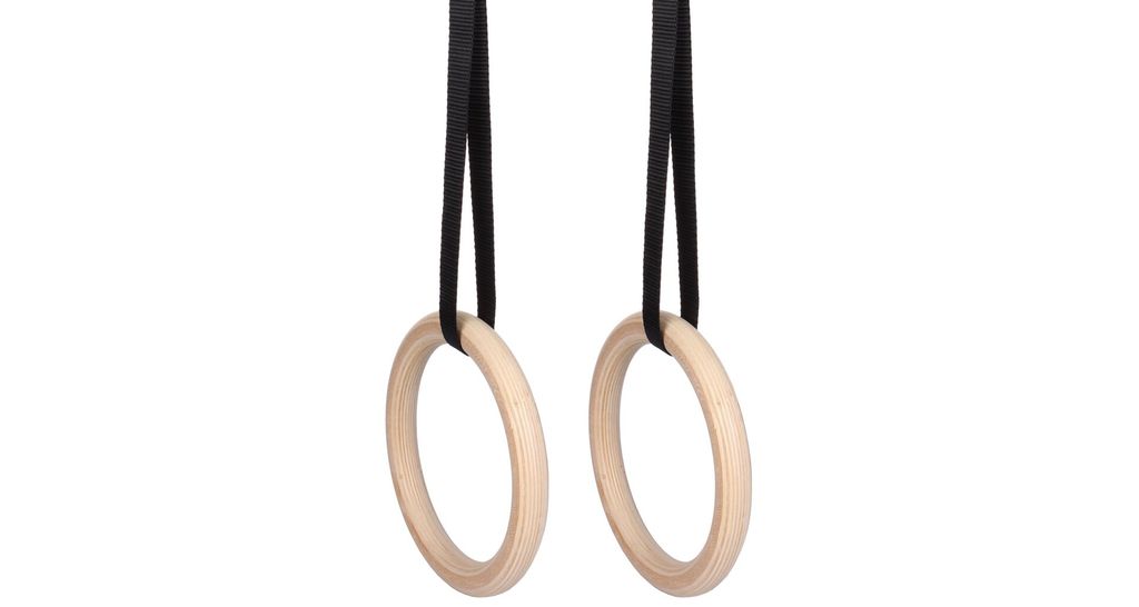 Wood 238 gymnastické kruhy drevené, 1 pár Obrázok produktu 