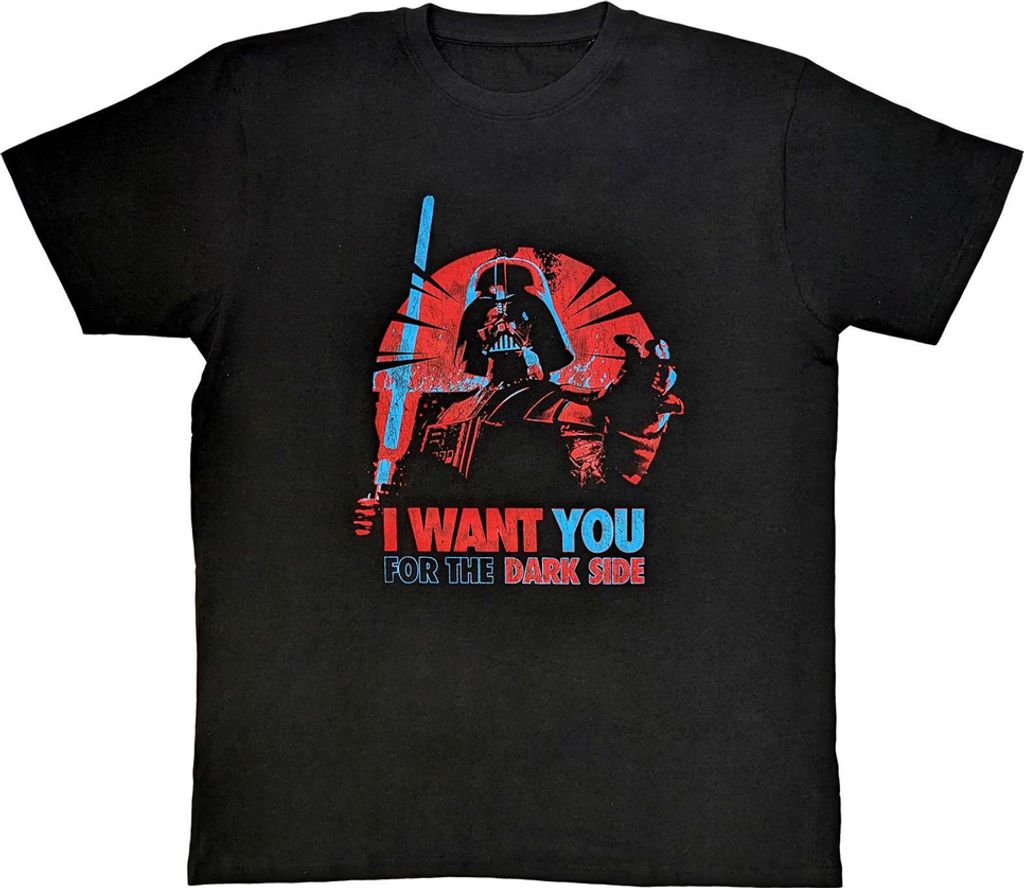 Star Wars - "I Want You" T-Shirt für Herren/Damen Uni RO10229 (M) (Schwarz)