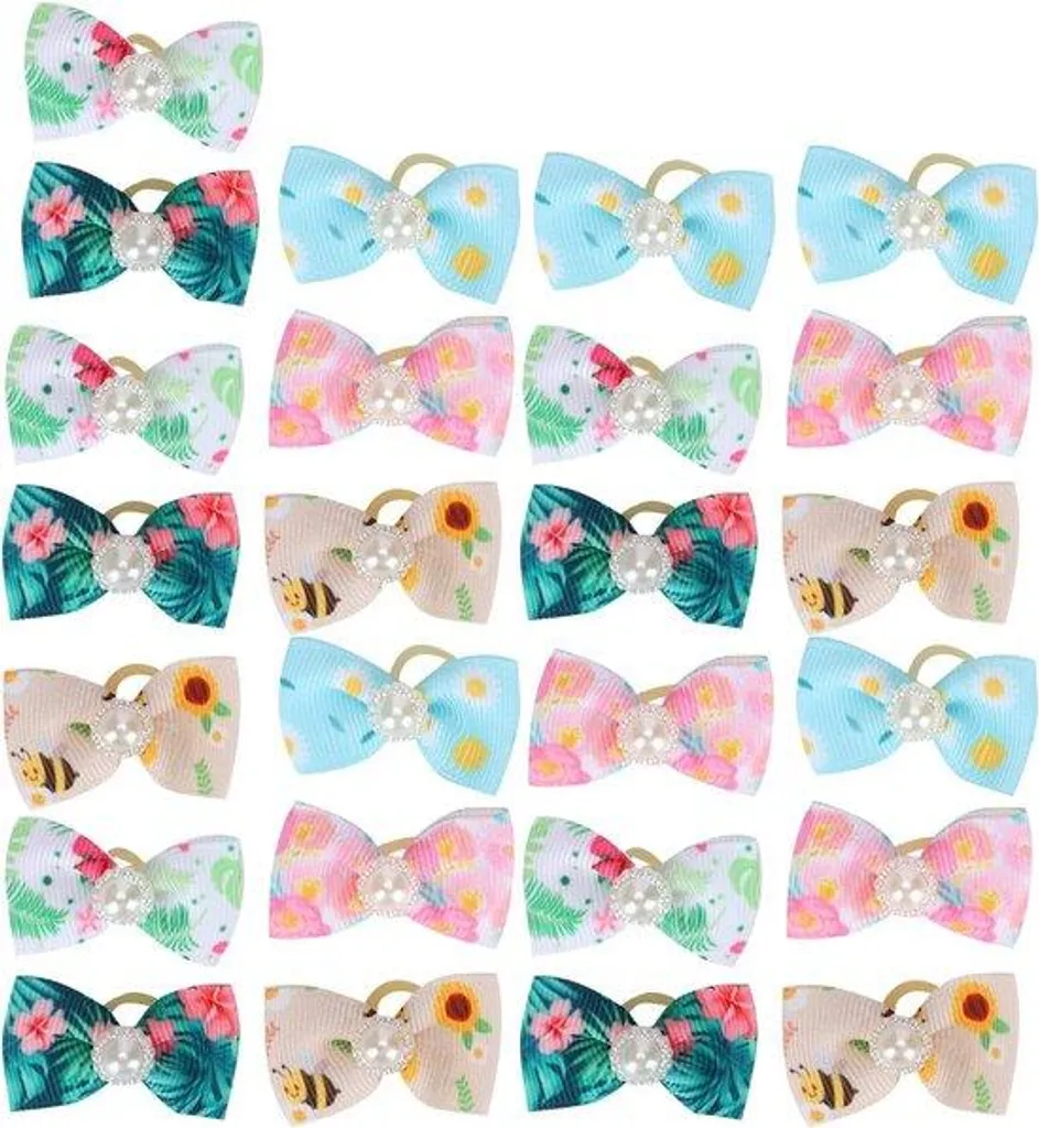 Barrettes Bâtonnets pour Chien Design Fruits, Soin Capillaire 25 Pcs