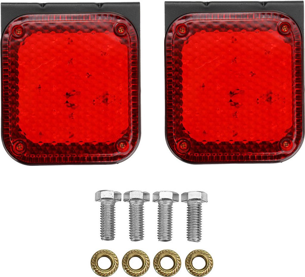 2PCs 24V 20 LED Trailer Stop Turn Heck Bremsleuchten Produktbild 