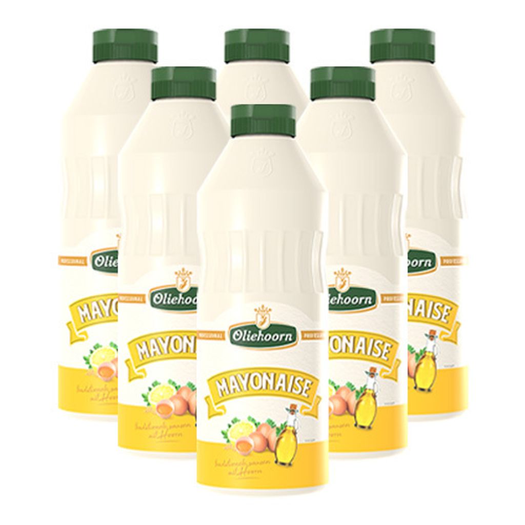 Oliehoorn - Mayonnaise 80% - 6x 900ml Produktbild 