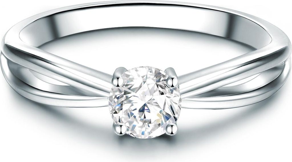 Ring Sterling Silber Zirkonia weiß 60