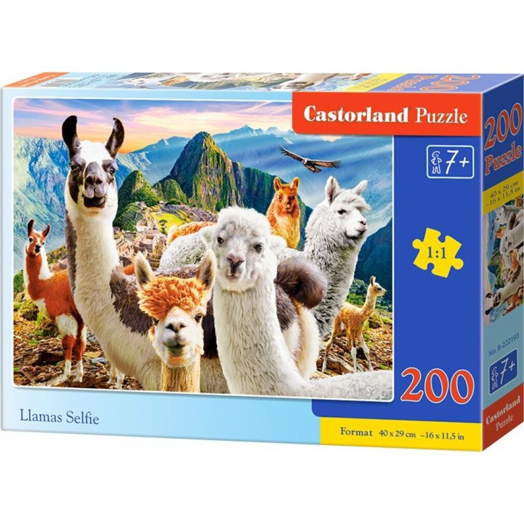 CASTORLAND Llama Selfie Puzzle 200 Teile