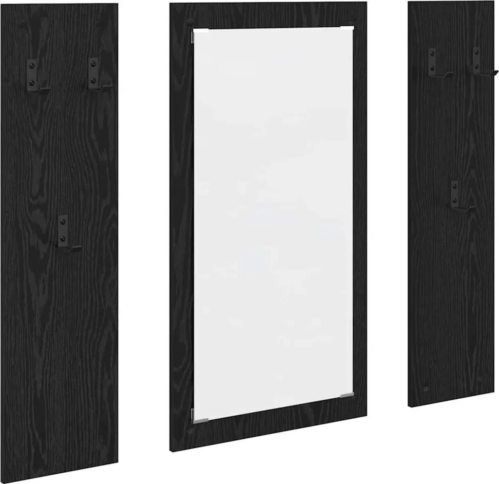 Occasione Comodino da Parete 96x90 Rovere Nero | Arredo Notte Prezzo Top