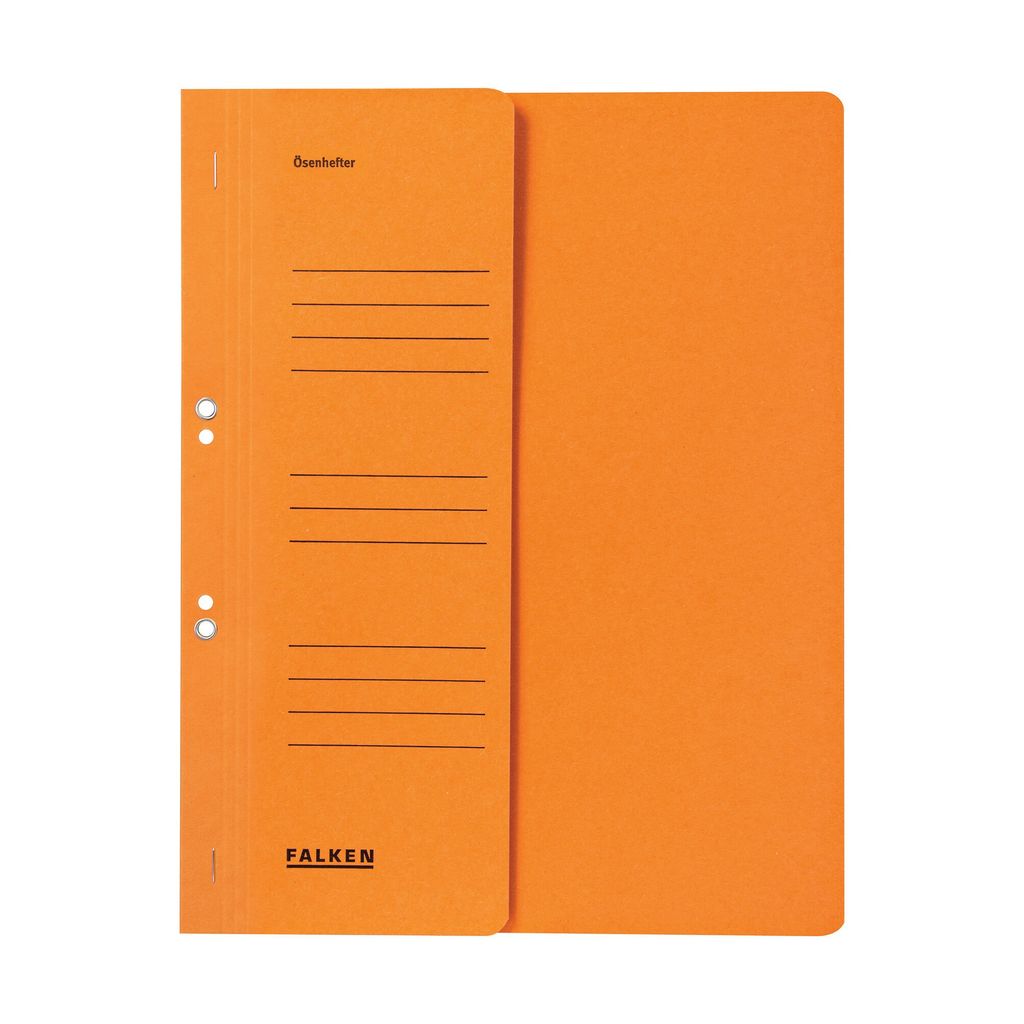 Falken Ösenhefter 80003874 DIN A4 250g/m² orange Zdjęcie produktu 