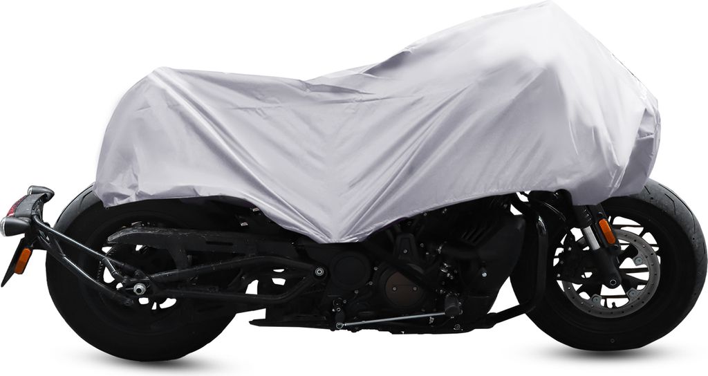 M Motorradabdeckung Leichte Halbabdeckung Schutz Silberton Produktbild 