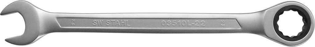 SW-Stahl 03510L-22 Gabelringratschenschlüssel, 22 mm