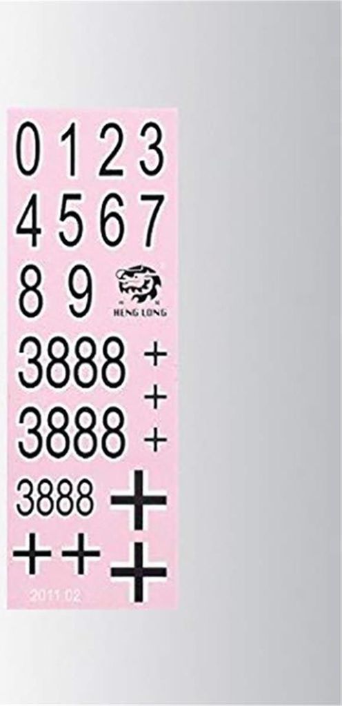 1229902014 Torro Panzer Königstiger Porsche Aufkleber-Set (3888)