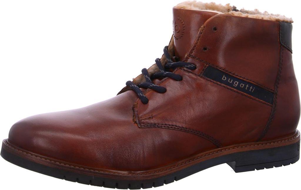 Bugatti Caj Herren Schnürstiefel in Braun, Größe 43