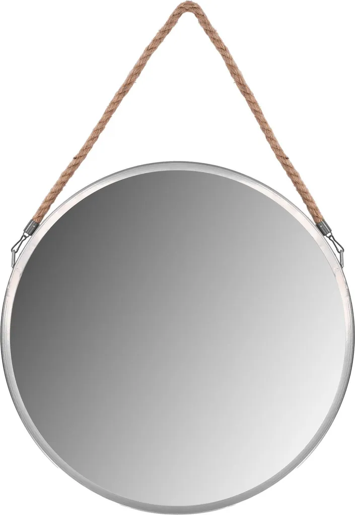 Miroir mural gris clair Tutumi : solution déco pour agrandir les petits espaces