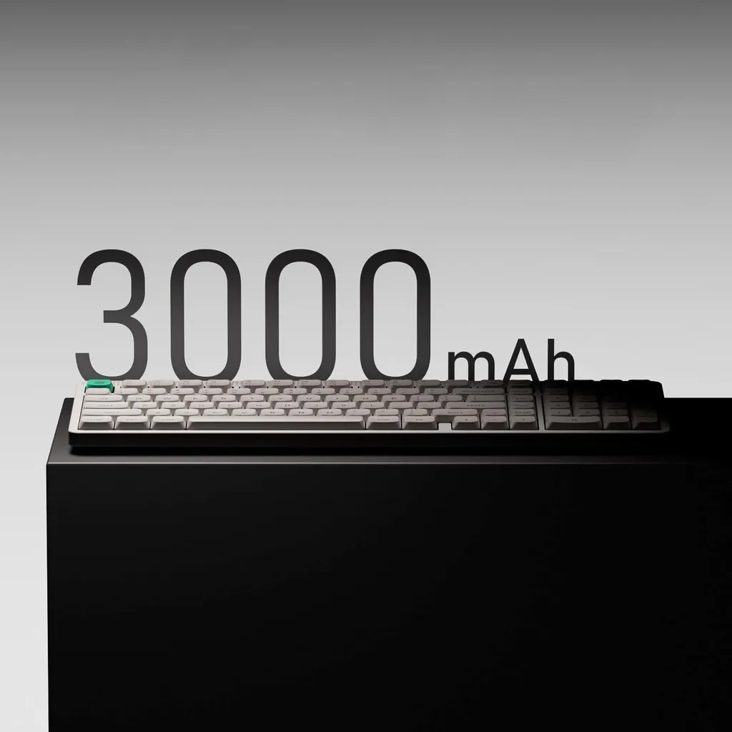 Clavier mécanique NuPhy Node 100 sans fil ANSI US Bluetooth Blanc