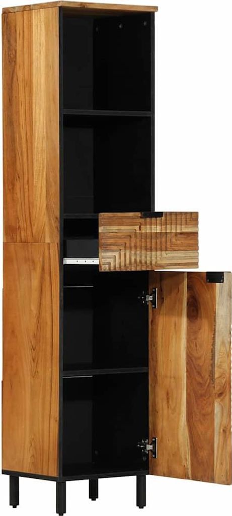 vidaXL Koupelnová skříňka hnědá 38 x 33 x 160 cm mango Obrázek produktu 