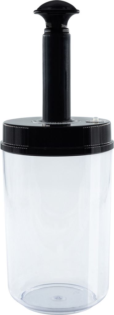 Heidenfeld Vakuumbehälter für HF-VK100 | Inkl. Vakuumpumpe - Kunststoff - Vorratsdose für Lebensmittel - Frischhalte Box - Luftdicht (1,6 Liter)
