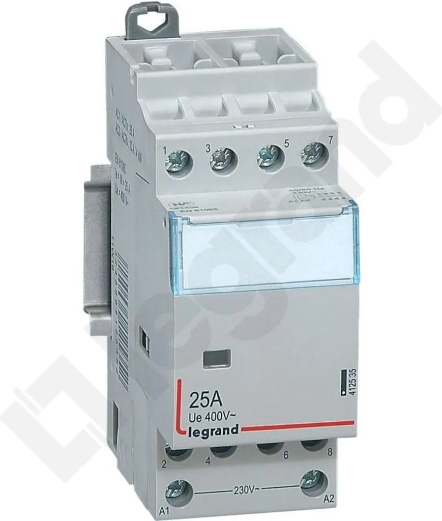 Contacteur SM 425 25A 230V 4NO silencieux et robuste pour coffret modulaire
