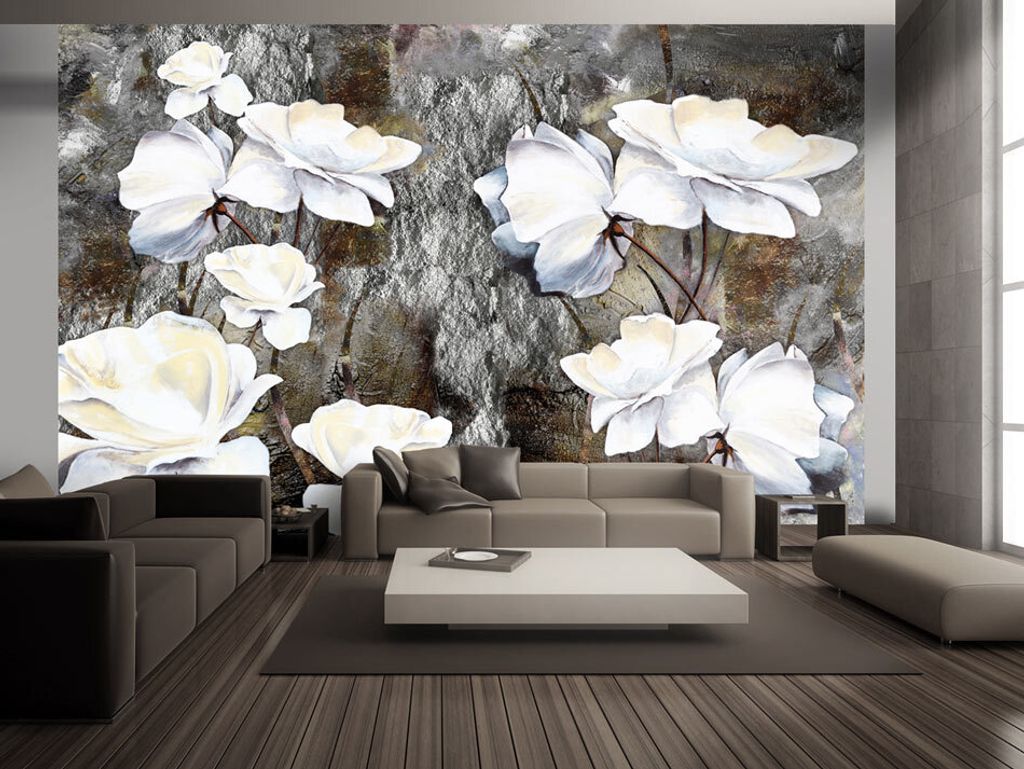 Vlies Fototapete 400x280 cm Tapeten Wandtapete XXL Blumen Produktbild 
